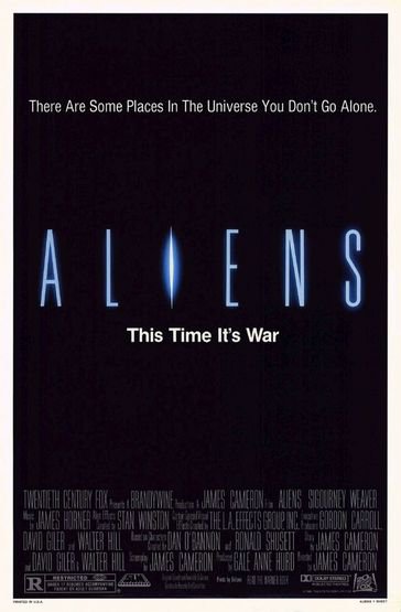 Aliens Teaser Movie Poster canvas print