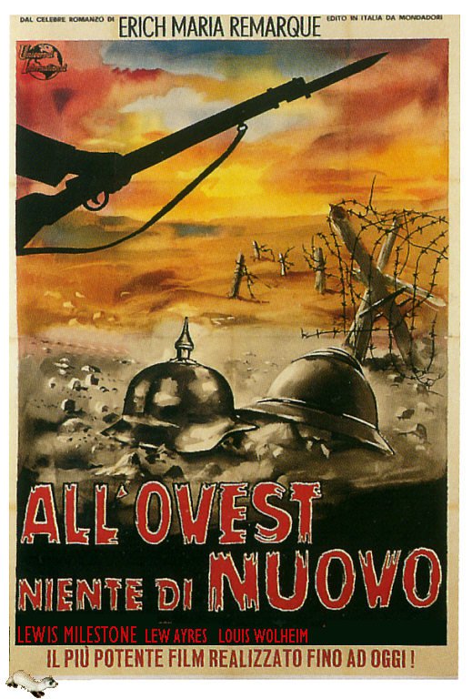 تابلوه سور تويلي ، استنساخ دي كل شيء هادئ على الجبهة الغربية 1930 ملصق فيلم إيطاليا