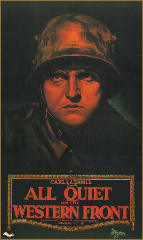Tableaux sur toile, riproduzione del poster del film All Quiet Western Front 1930