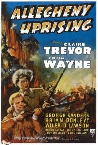 Allegheny Uprising 1939 Movie Poster canvas print