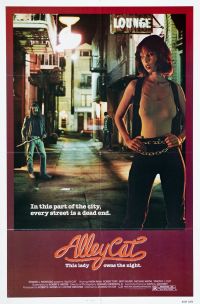 Alley Cat 01 Filmplakat auf Leinwand