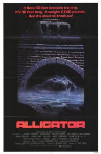 Stampa su tela del poster del film Alligator