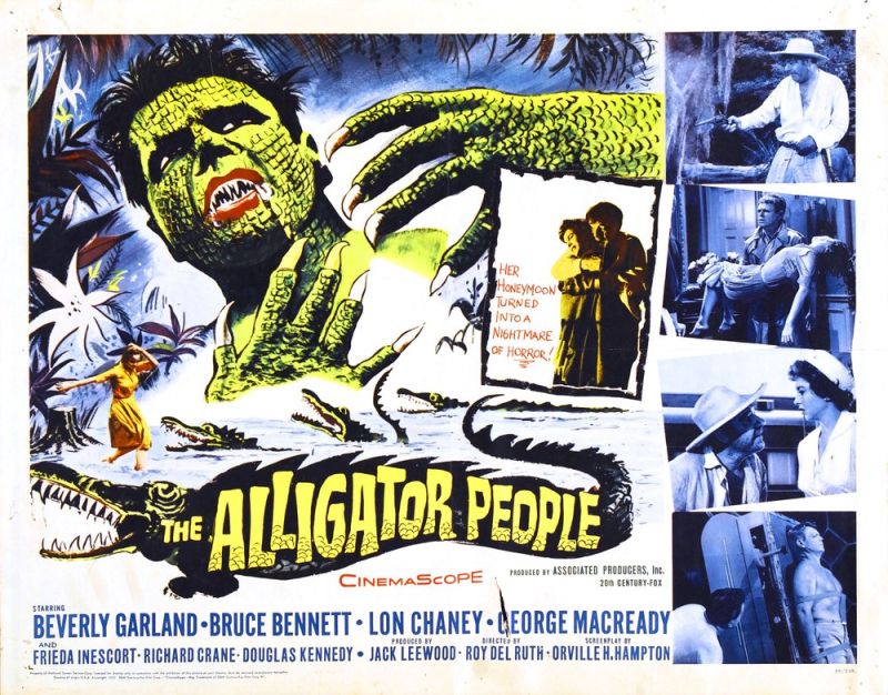 Tableaux sur toile, reproduction de Alligator People 02 Movie Poster