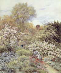 Allingham Helen Ein Garten im Frühjahr Sd