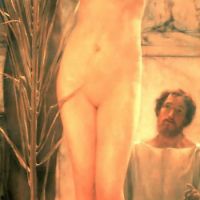 Alma-Tadema Een beeldhouwersmodel