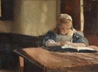 Alma Tadema Anna Ein lesendes Kind