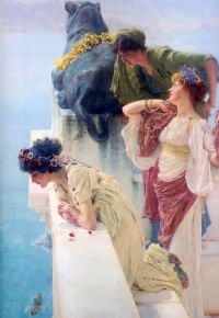 Alma Tadema Anna A Coign of Vantage 1895