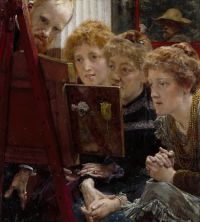 Alma Tadema Anna A Family Group canvas print