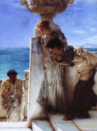 Alma Tadema Anna A Foregone Conclusion canvas print