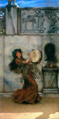 Alma Tadema Anna Ein Gartenaltar