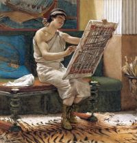 Alma Tadema Anna Eine römische Künstlerin Die Kunst des Zeichnens