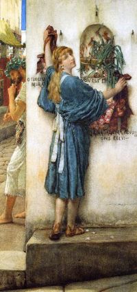 Alma Tadema Anna Ein Straßenaltar