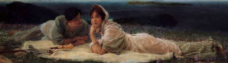 Alma Tadema Anna A World Of Their Own 1905 canvas print