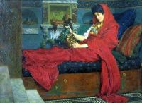 Alma Tadema Anna Agrippina With The Ashes Of Germanicus 1866 canvas print