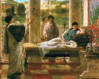 Alma Tadema Anna Anacreon liest seine Gedichte im Haus von Lesbia