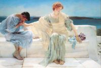 Alma Tadema Anna Ask Me No More For At A Touch I Yield canvas print