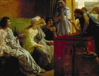 Alma Tadema Anna in der Weinhandlung