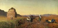 Alma Tadema Anna Kinder in der römischen Campagna