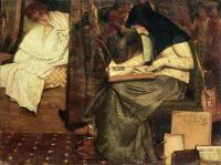 Alma Tadema Anna De Verpleegster canvas print