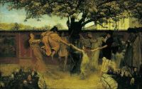 Alma Tadema Anna Een Festival In Pomona canvas print