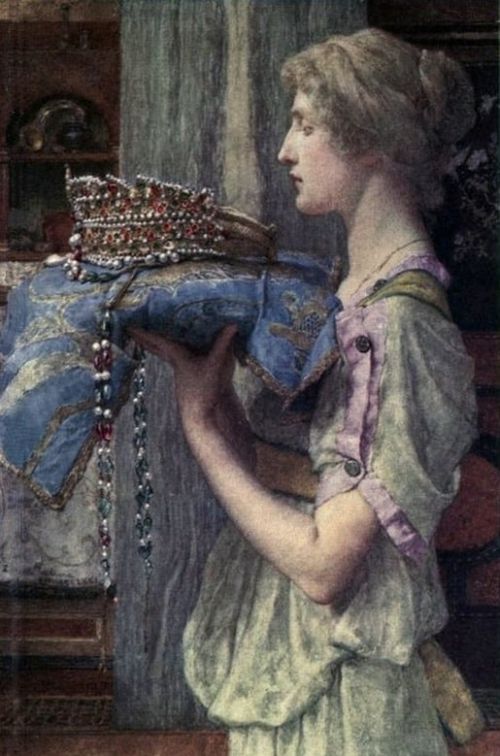 Alma Tadema Anna Een Kroon canvas print