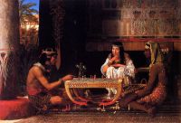 Alma Tadema Anna Ägyptische Schachspieler