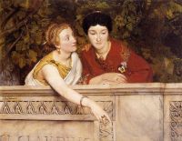 Alma Tadema Anna Gallo  Roman Women 1865