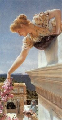 Alma Tadema Anna God Zij Met U