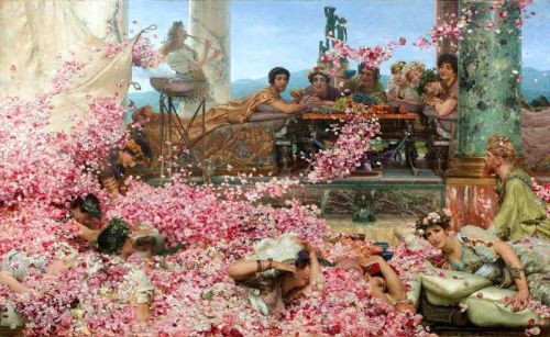 Alma Tadema Anna He Roses Of Heliogabalus canvas print