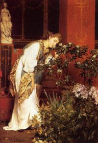 Alma Tadema Anna im Peristyl
