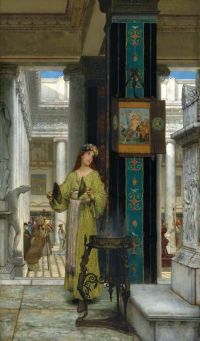 Alma Tadema Anna im Tempel