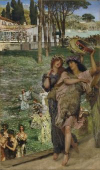 Alma Tadema Anna auf dem Weg zum Tempel der Ceres A Springfestiva