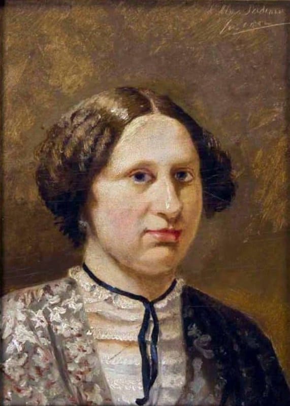 Alma Tadema Anna Portrait Of A Woman canvas print