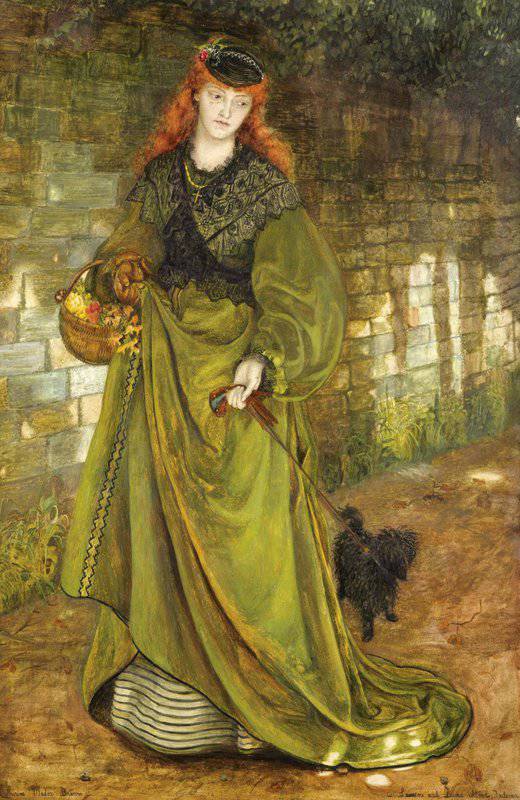 Alma Tadema Anna Portrait Of Laura Wife Of Sir Lawrence Alma Tadema canvas print