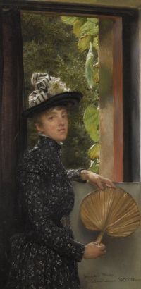Alma Tadema Anna Portrait Of Miss Agnes Marks 1890 canvas print