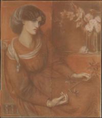 앨마 타데마 안나 윌리엄 모리스 부인의 초상 1868