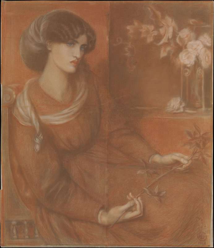 Alma Tadema Anna Portrait Of Mrs. William Morris 1868 canvas print