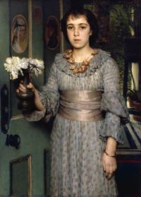 Alma Tadema Anna Portrait Of My Daughter Anna Alma Tadema