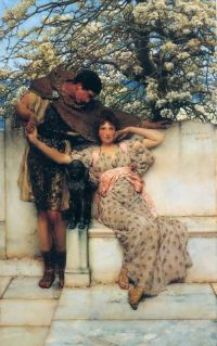 Alma Tadema Anna Promise Of Spring canvas print