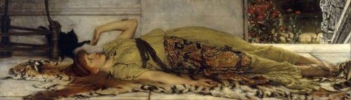 Alma Tadema Anna Speeltuin canvas print