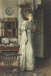 Alma Tadema Anna Die sich schließende Tür 1899