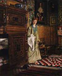 Alma Tadema Anna Das Holländische Zimmer im Townshend House 1873