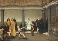 Alma Tadema Anna Die Erziehung der Kinder von Clovis