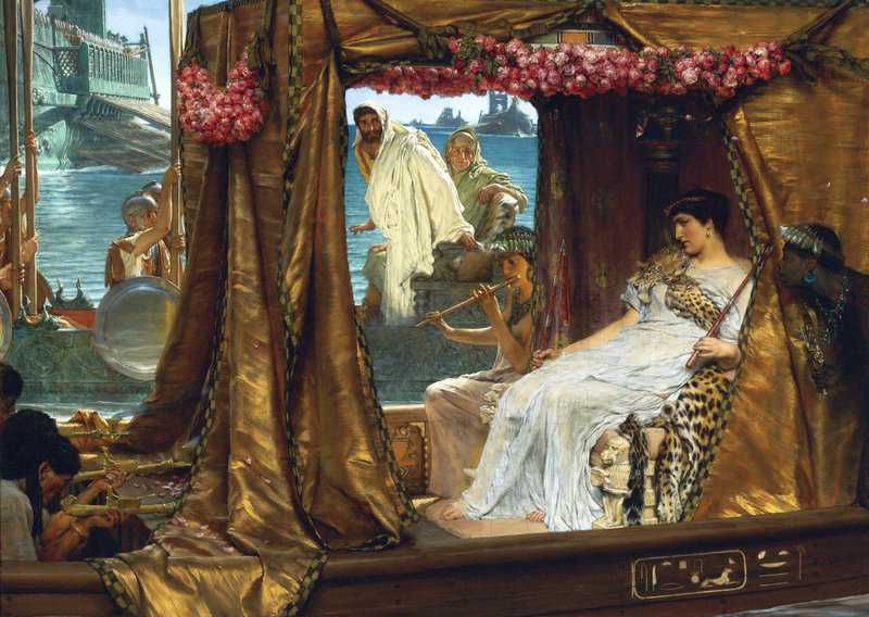 Alma Tadema Anna The Meeting Of Antony And Cleopatra canvas print