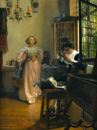 Alma Tadema Anna 지속적인 독자