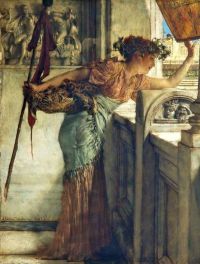 Alma Tadema Anna Da ist er