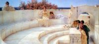 Alma Tadema Anna Under The Roof Of A Blue Ionian Weather 1901