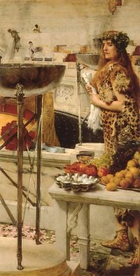 Alma-Tadema-Vorbereitung im Kolosseum