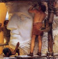 Alma-Tadema-Bildhauer im alten Rom