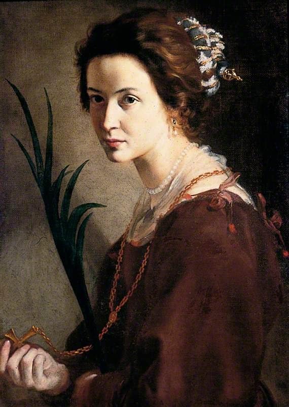 Tableaux sur toile, reproduction de Alonso Cano Unknown Lady As St Elizabeth